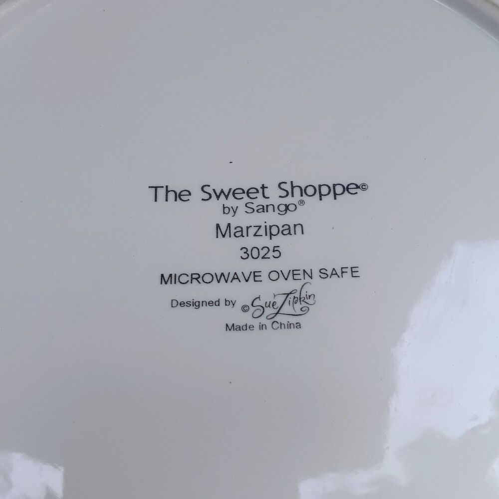 Vtg Sango The Sweet Shoppe Marzipan Dinner Plate-3025-Sue Zipkin-Colorful-Whimsy - Picture 5 of 5